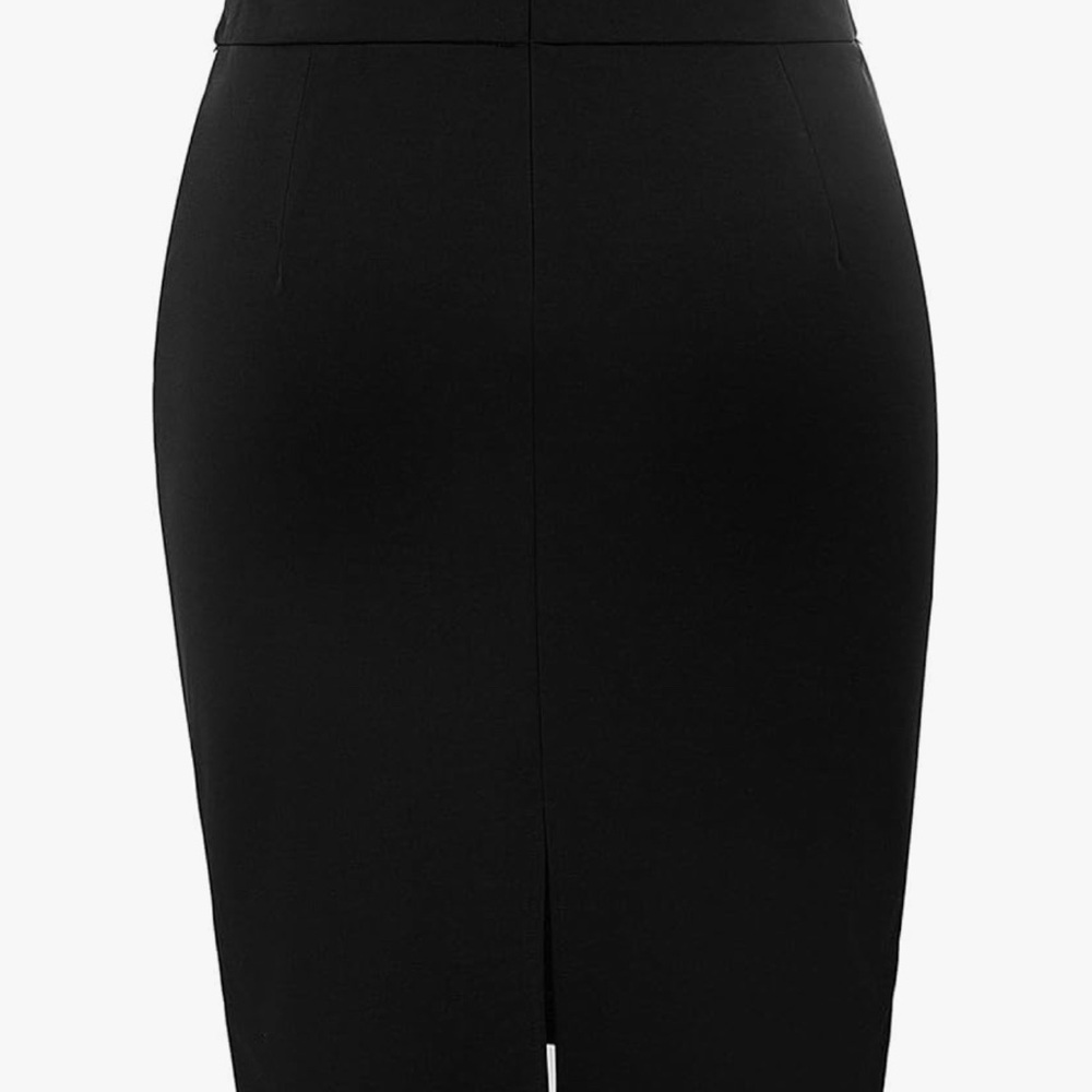 Chic Black Pencil Skirt for Women - Picture 4 of 4
